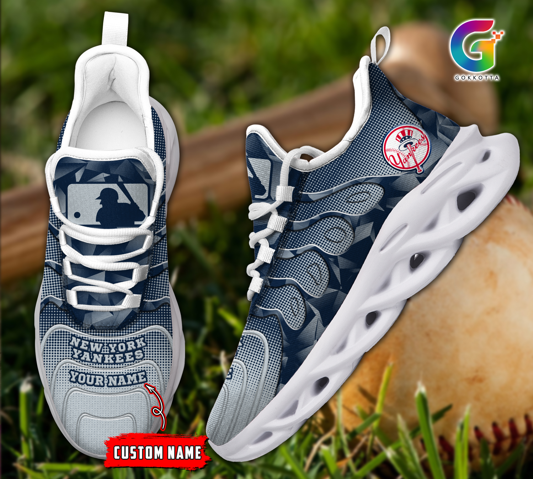 New York Yankees NCAA Max Soul Shoes Sneakers For Men And Women