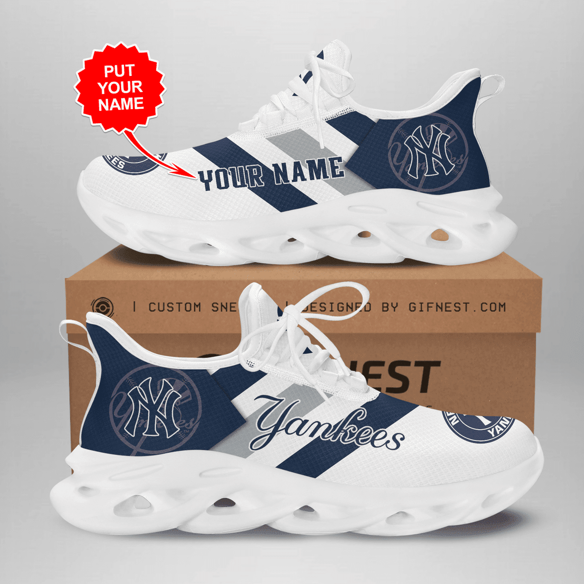 New York Yankees NFL Max Soul Shoes Sneakers For Men And Women