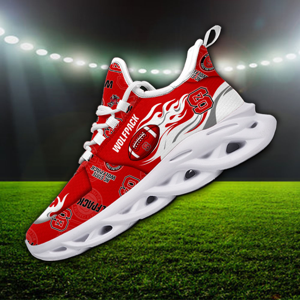 North Carolina State Wolfpack NCAA Max Soul Shoes Sneakers For Men And Women