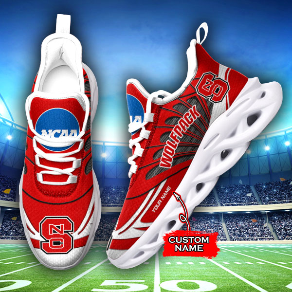 North Carolina State Wolfpack NCAA Max Soul Shoes Sneakers For Men And Women