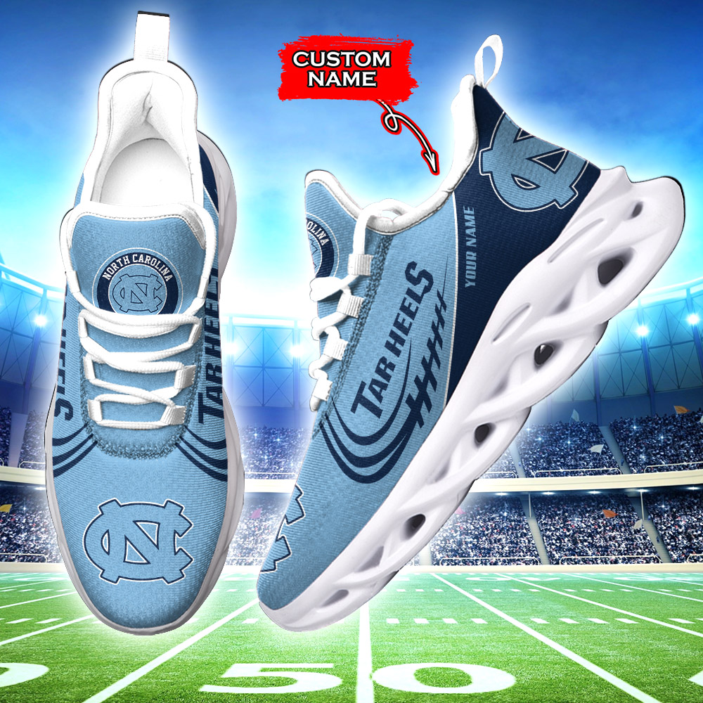 North Carolina Tar Heels NCAA Max Soul Shoes Sneakers For Men And Women