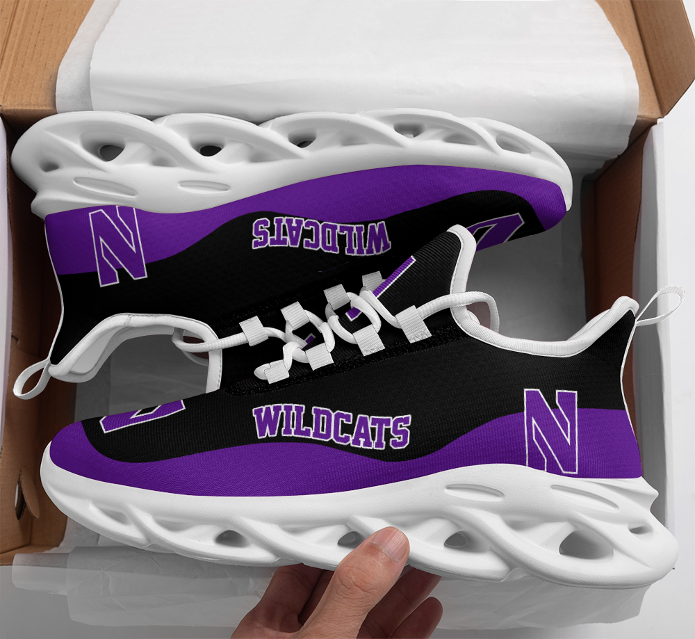 Northwestern Wildcats Max Soul Shoes Sneakers For Men And Women