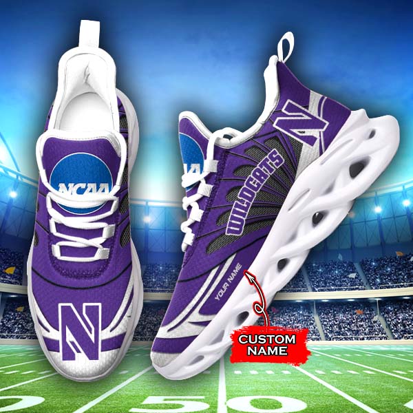 Northwestern Wildcats NCAA Max Soul Shoes Sneakers For Men And Women