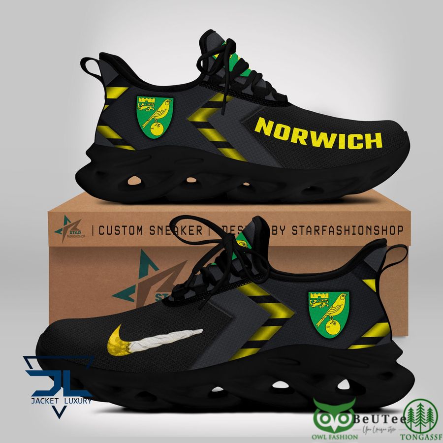 Norwich City F.C. Max Soul Shoes Sneakers For Men And Women