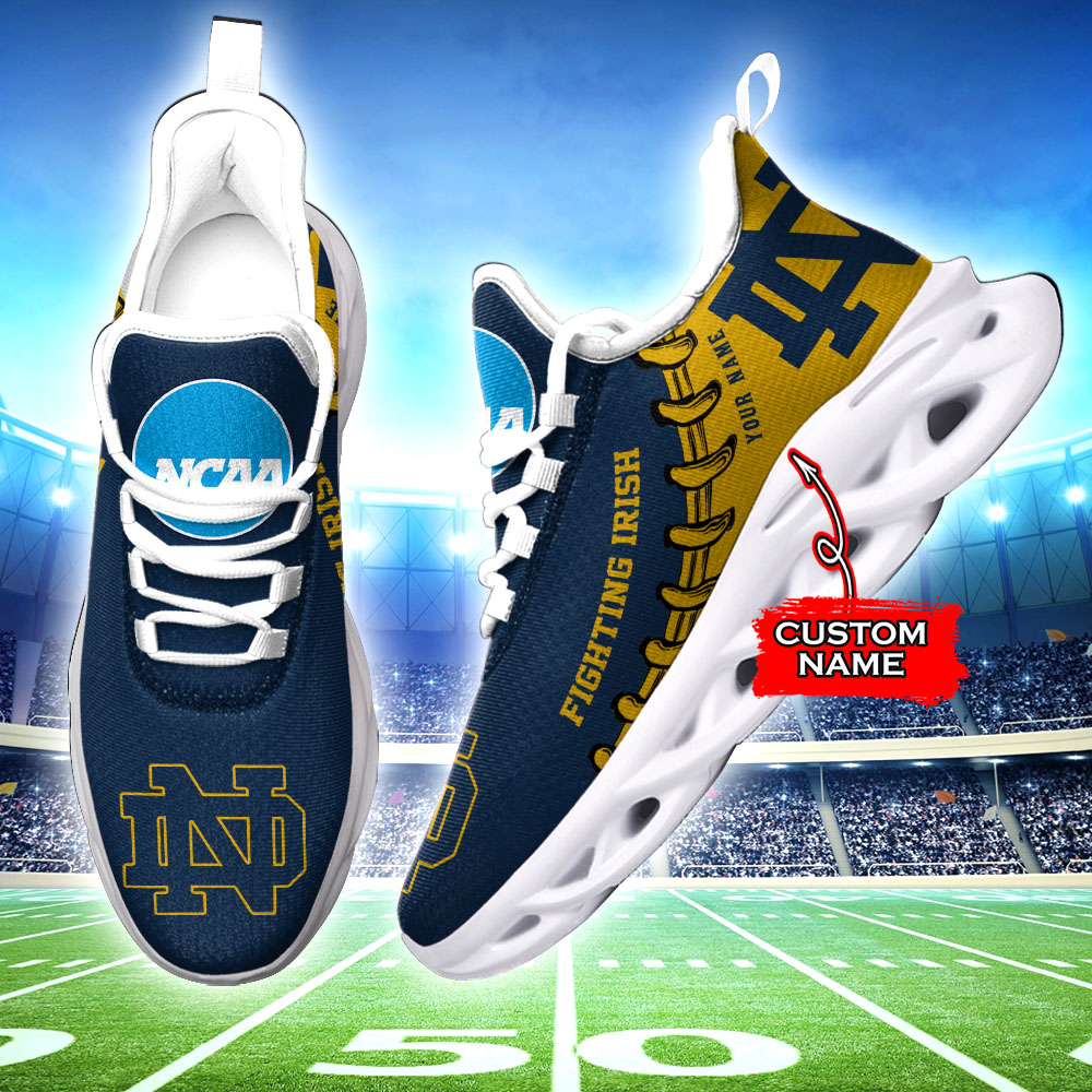 Notre Dame Fighting Irish NCAA Max Soul Shoes Sneakers For Men And Women