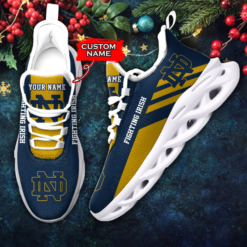 Notre Dame Fighting Irish NCAA Max Soul Shoes Sneakers For Men And Women
