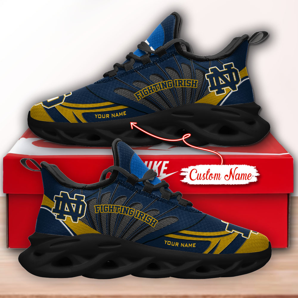 Notre Dame Fighting Irish NCAA Max Soul Shoes Sneakers For Men And Women