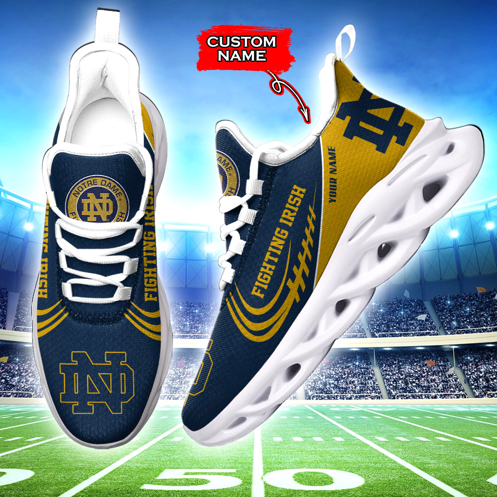 Notre Dame Fighting Irish NCAA Max Soul Shoes Sneakers For Men And Women