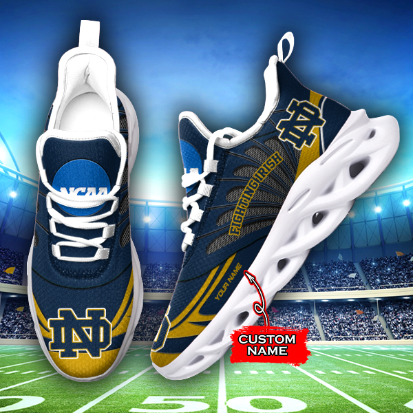 Notre Dame Fighting Irish NCAA Max Soul Shoes Sneakers For Men And Women
