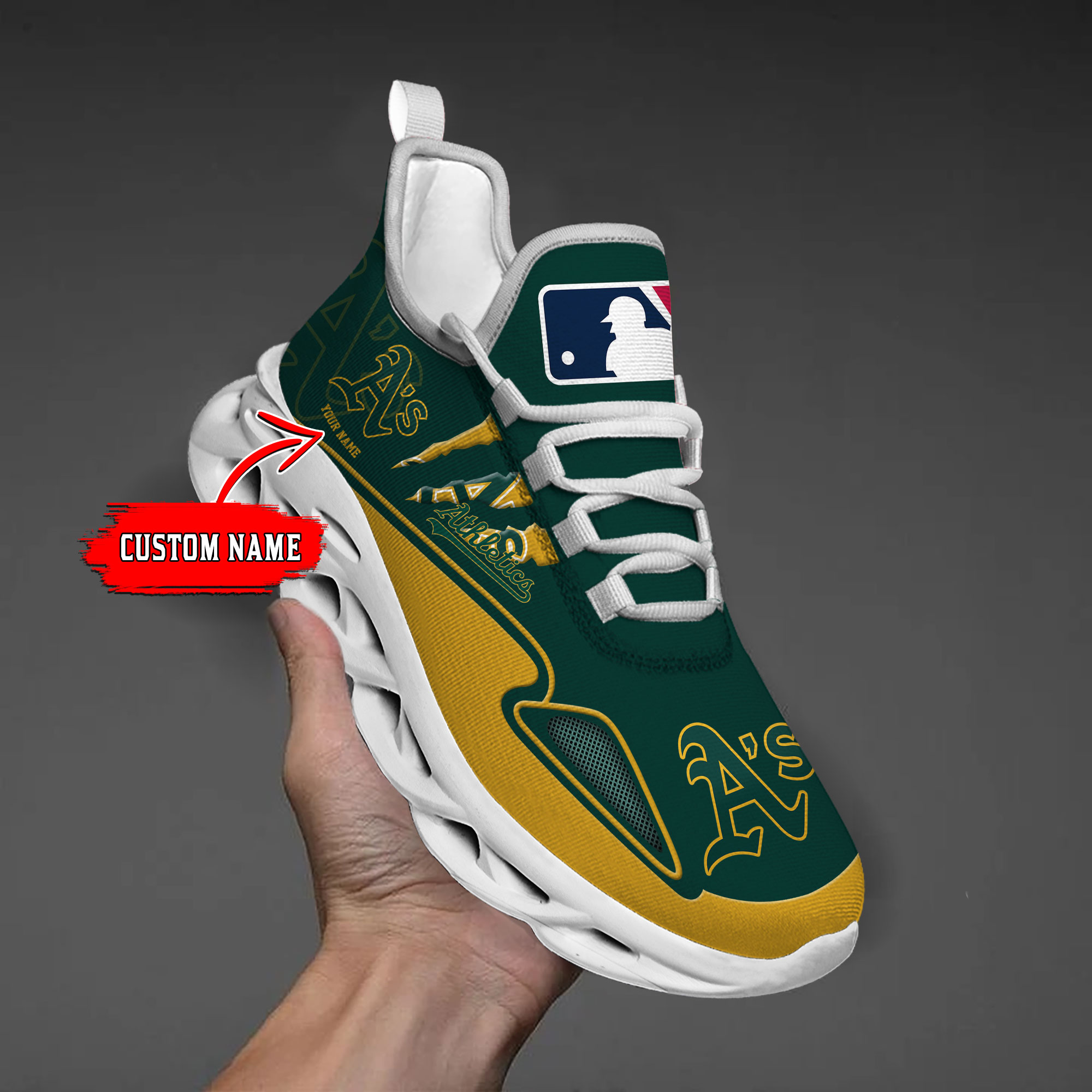 Oakland Athletics Max Soul Shoes Sneakers For Men And Women