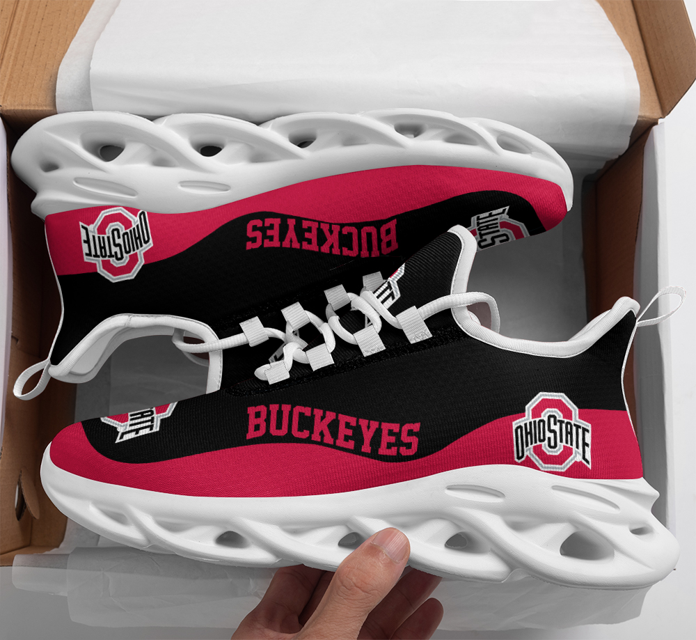 Ohio State Buckeyes Max Soul Shoes Sneakers For Men And Women