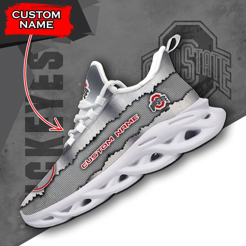 Ohio State Buckeyes NCAA Max Soul Shoes Sneakers For Men And Women