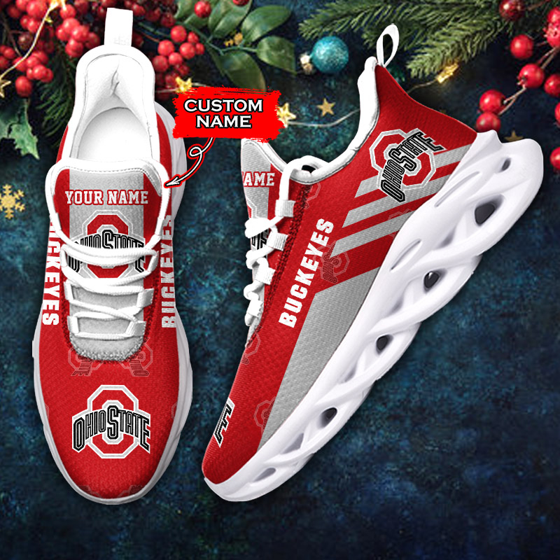 Ohio State Buckeyes NCAA Max Soul Shoes Sneakers For Men And Women