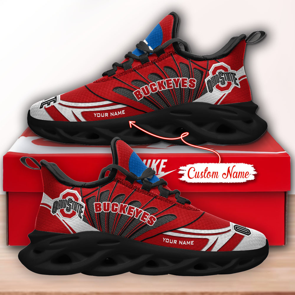 Ohio State Buckeyes NCAA Max Soul Shoes Sneakers For Men And Women
