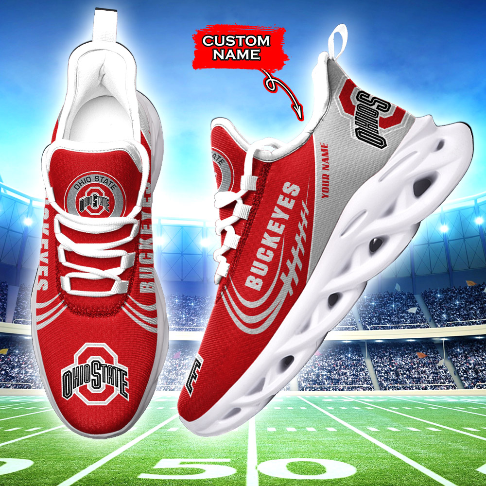Ohio State Buckeyes NCAA Max Soul Shoes Sneakers For Men And Women