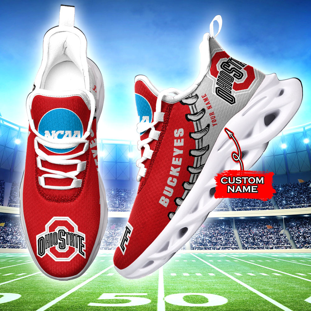 Ohio State Buckeyes NCAA Max Soul Shoes Sneakers For Men And Women