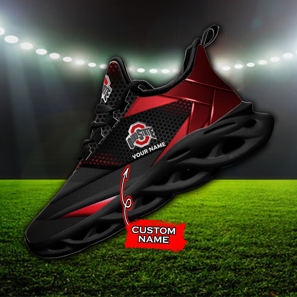 Ohio State Buckeyes NCAA Max Soul Shoes Sneakers For Men And Women