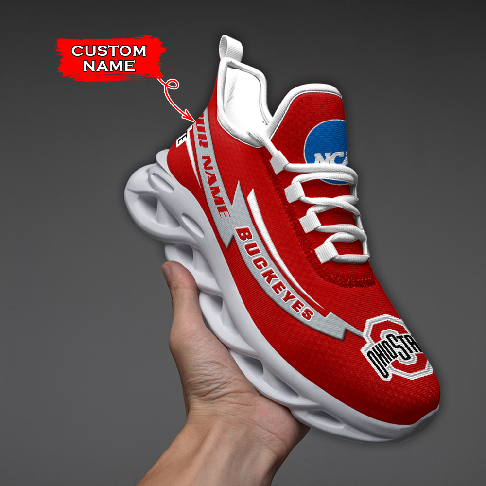 Ohio State Buckeyes NCAA Max Soul Shoes Sneakers For Men And Women