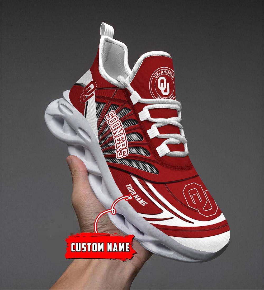 Oklahoma Sooners Max Soul Shoes Sneakers For Men And Women