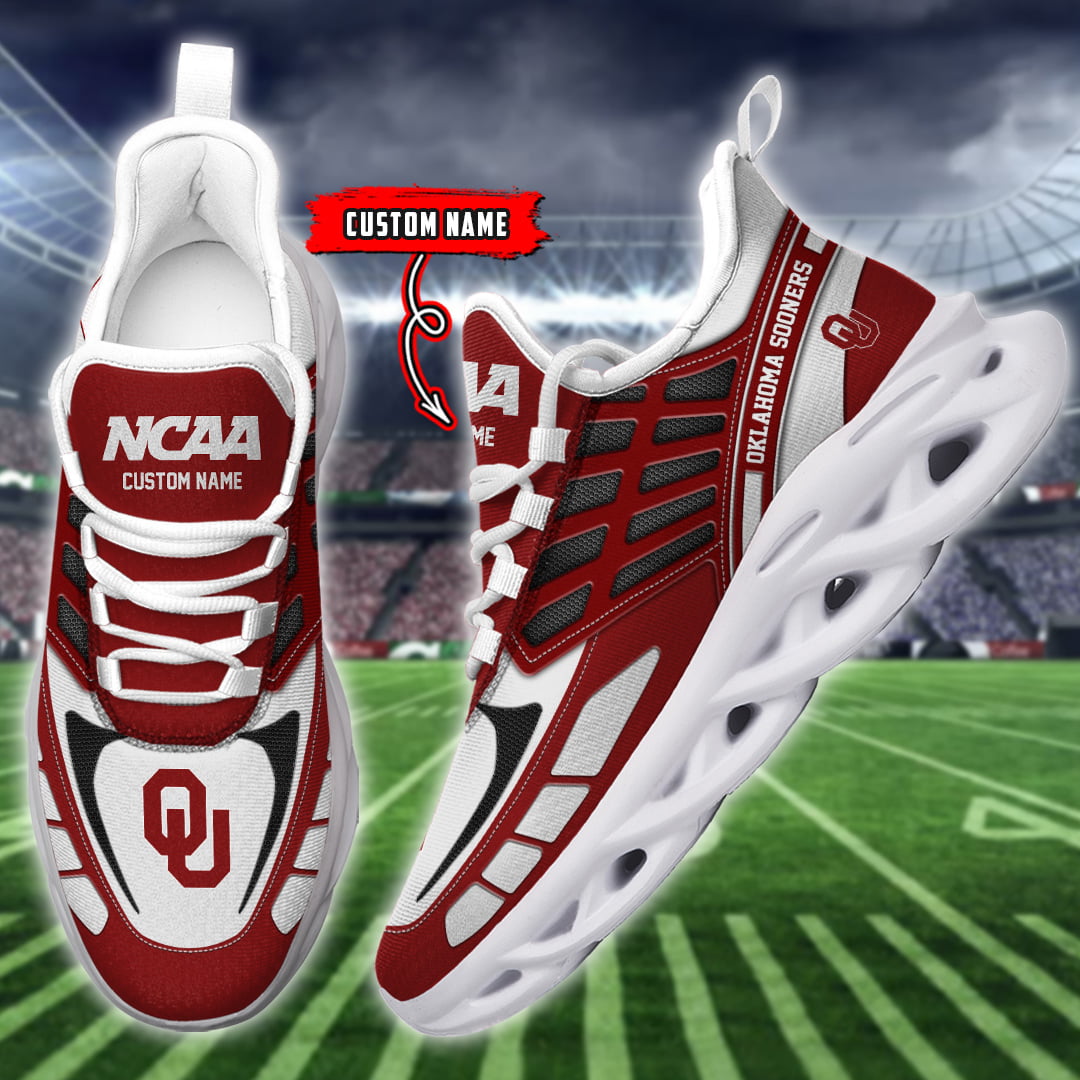 Oklahoma Sooners NCAA Max Soul Shoes Sneakers For Men And Women