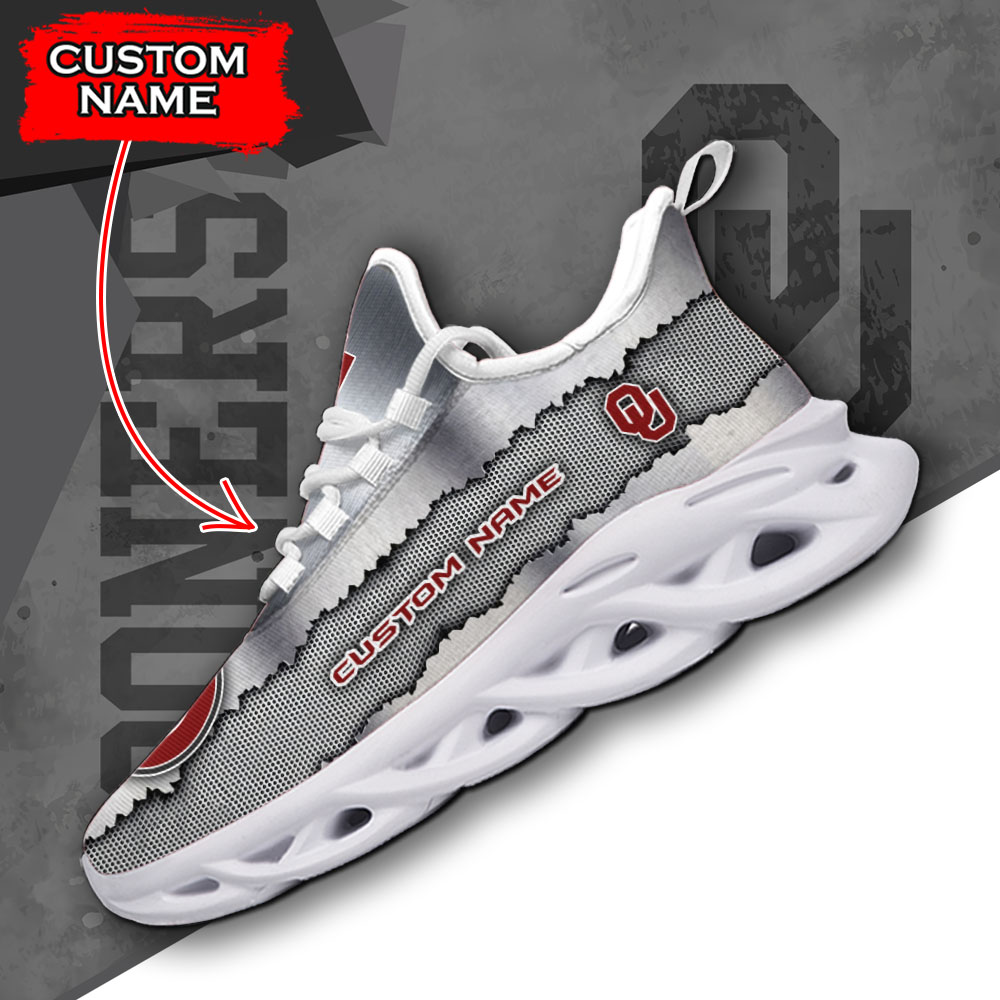 Oklahoma Sooners NCAA Max Soul Shoes Sneakers For Men And Women