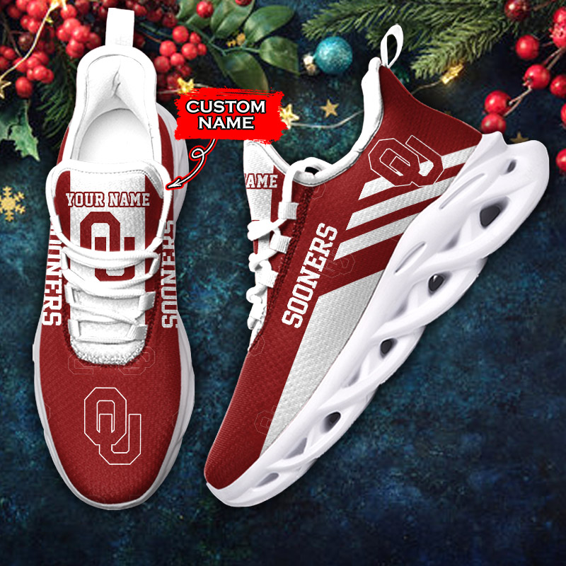 Oklahoma Sooners NCAA Max Soul Shoes Sneakers For Men And Women