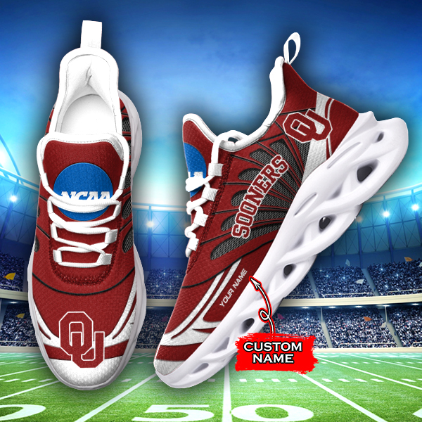Oklahoma Sooners NCAA Max Soul Shoes Sneakers For Men And Women