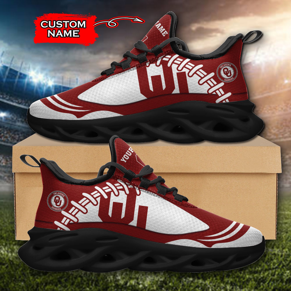 Oklahoma Sooners NCAA Max Soul Shoes Sneakers For Men And Women