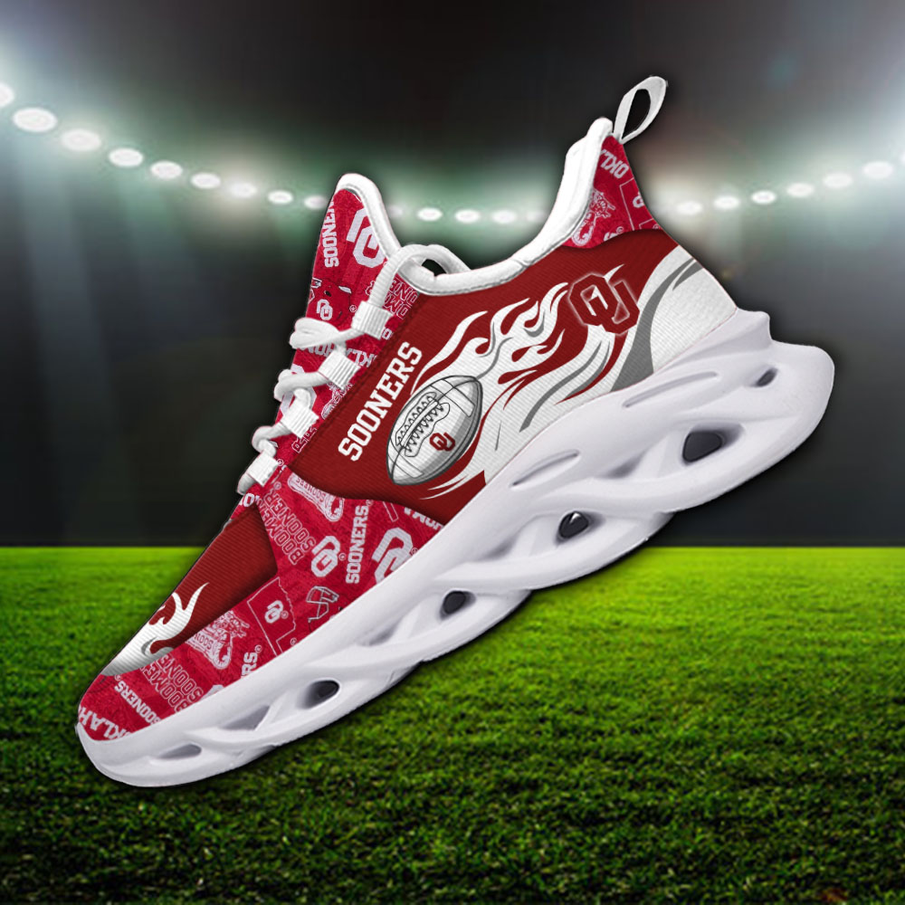 Oklahoma Sooners NCAA Max Soul Shoes Sneakers For Men And Women