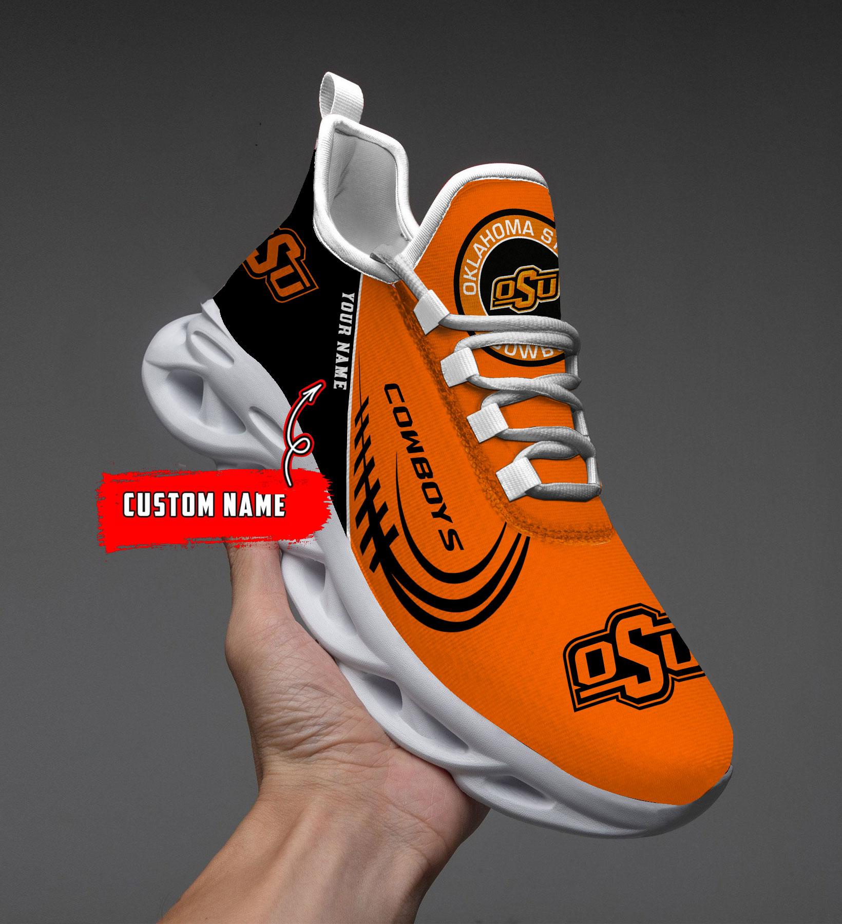 Oklahoma State Cowboys Max Soul Shoes Sneakers For Men And Women