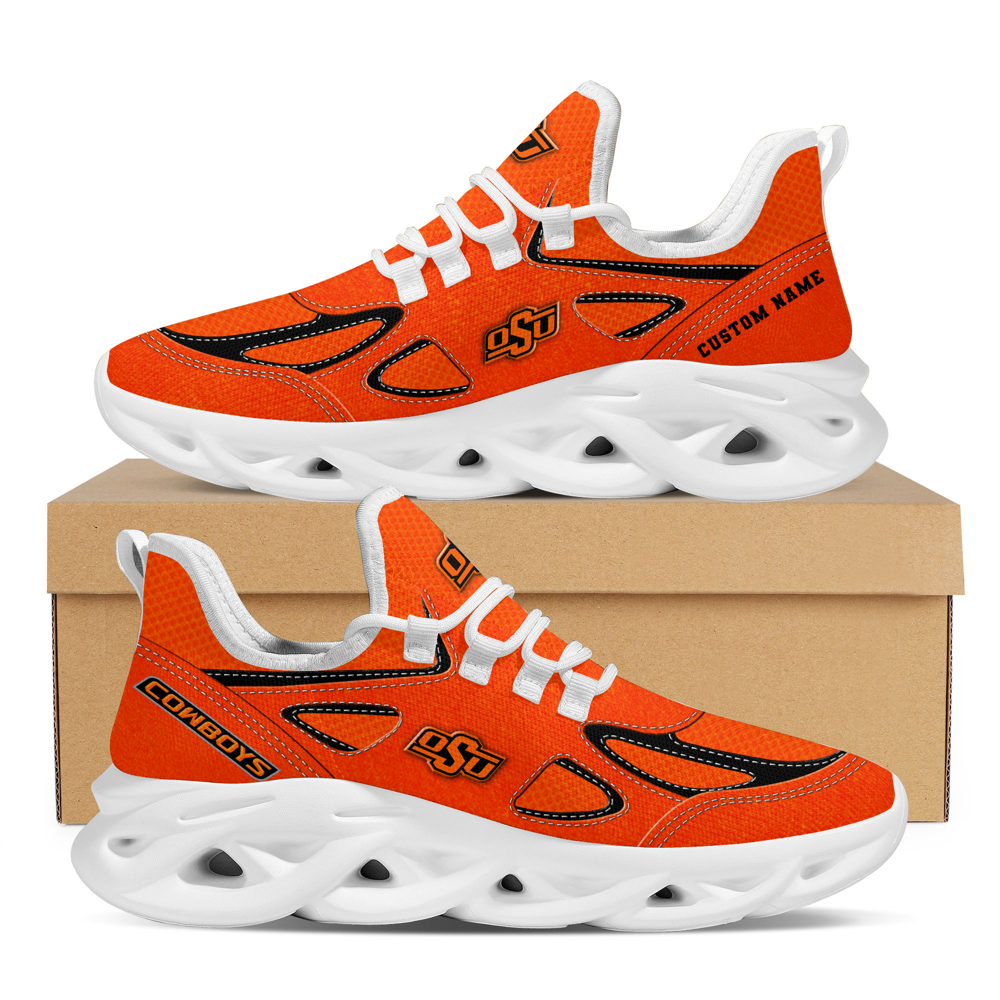 Oklahoma State Cowboys Max Soul Shoes Sneakers For Men And Women