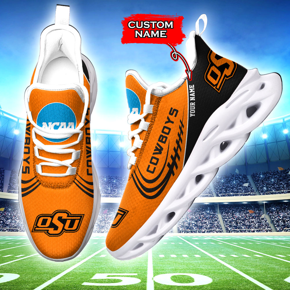 Oklahoma State Cowboys NCAA Max Soul Shoes Sneakers For Men And Women