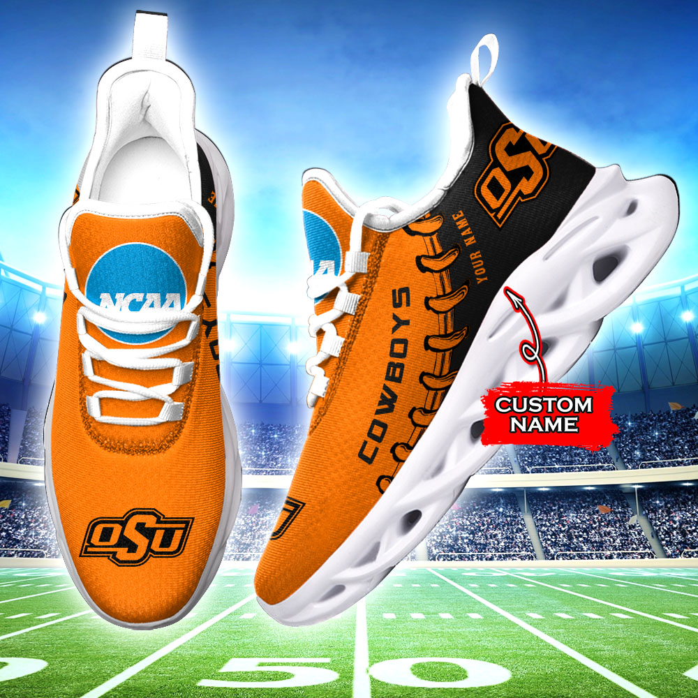 Oklahoma State Cowboys NCAA Max Soul Shoes Sneakers For Men And Women
