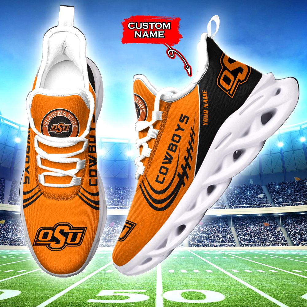 Oklahoma State Cowboys NCAA Max Soul Shoes Sneakers For Men And Women