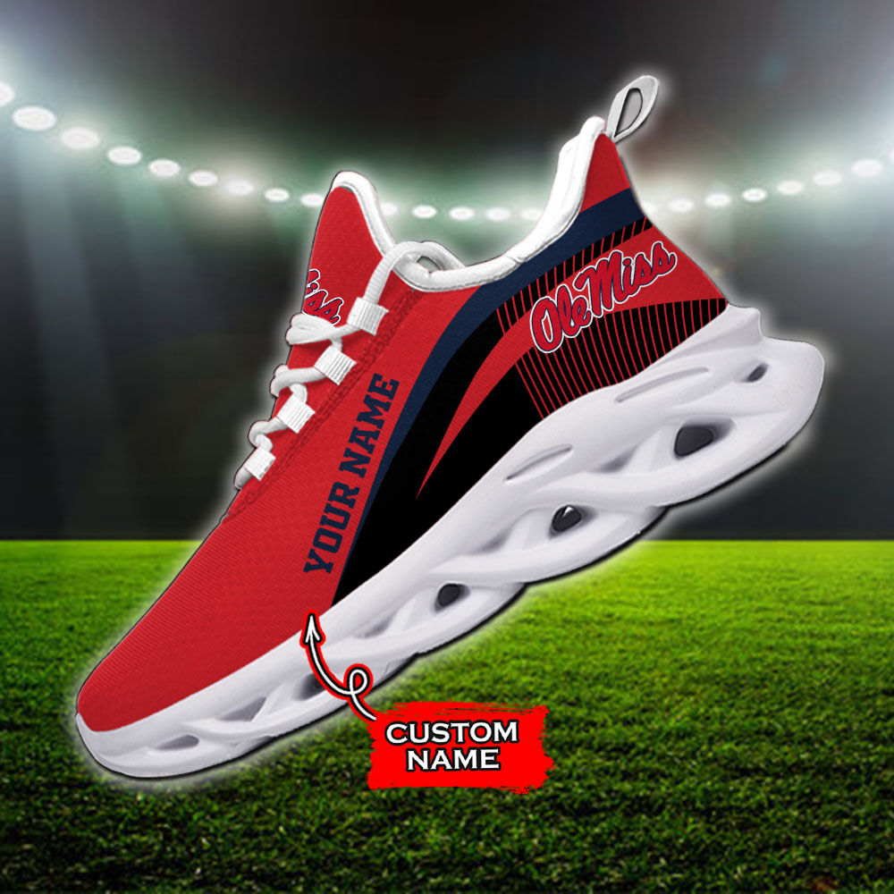 Ole Miss Rebels NCAA Max Soul Shoes Sneakers For Men And Women