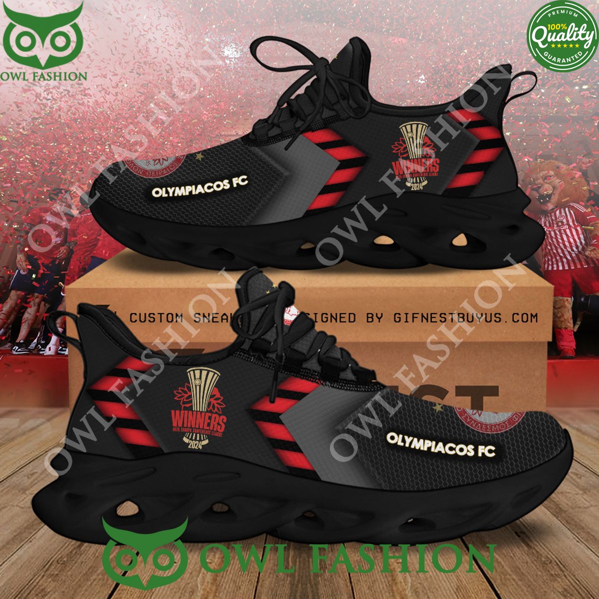 Olympiacos FC Max Soul Shoes Sneakers For Men And Women