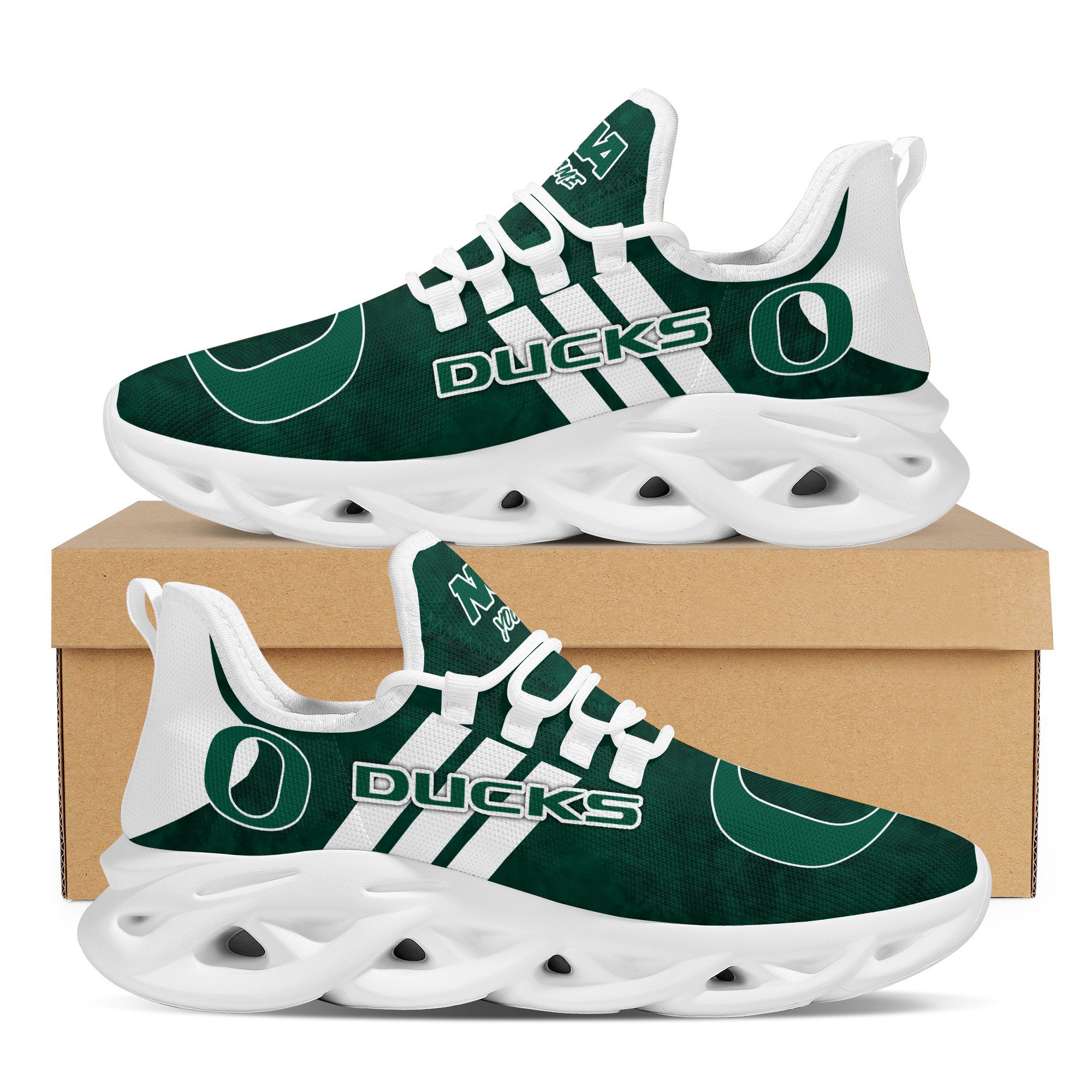 Oregon Ducks Max Soul Shoes Sneakers For Men And Women