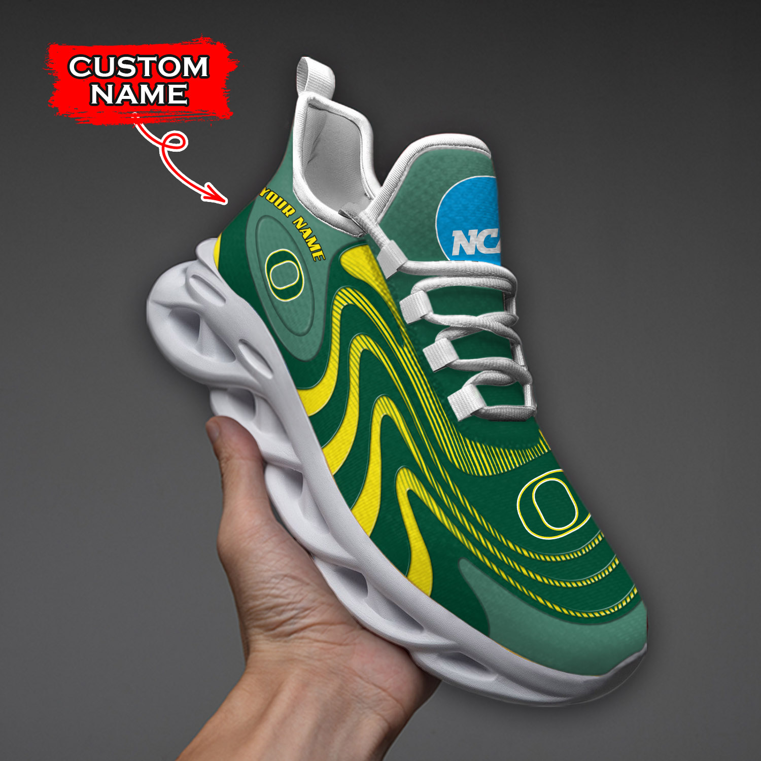 Oregon Ducks NCAA Max Soul Shoes Sneakers For Men And Women