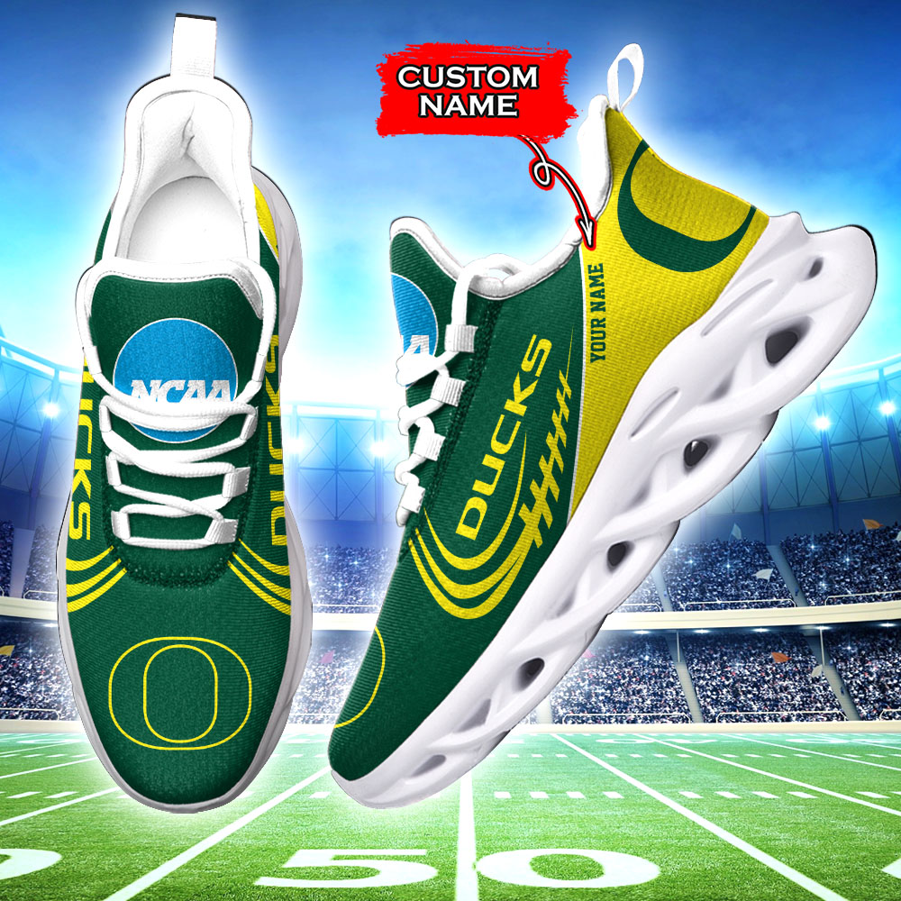 Oregon Ducks NCAA Max Soul Shoes Sneakers For Men And Women