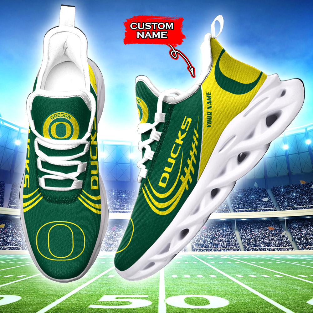 Oregon Ducks NCAA Max Soul Shoes Sneakers For Men And Women