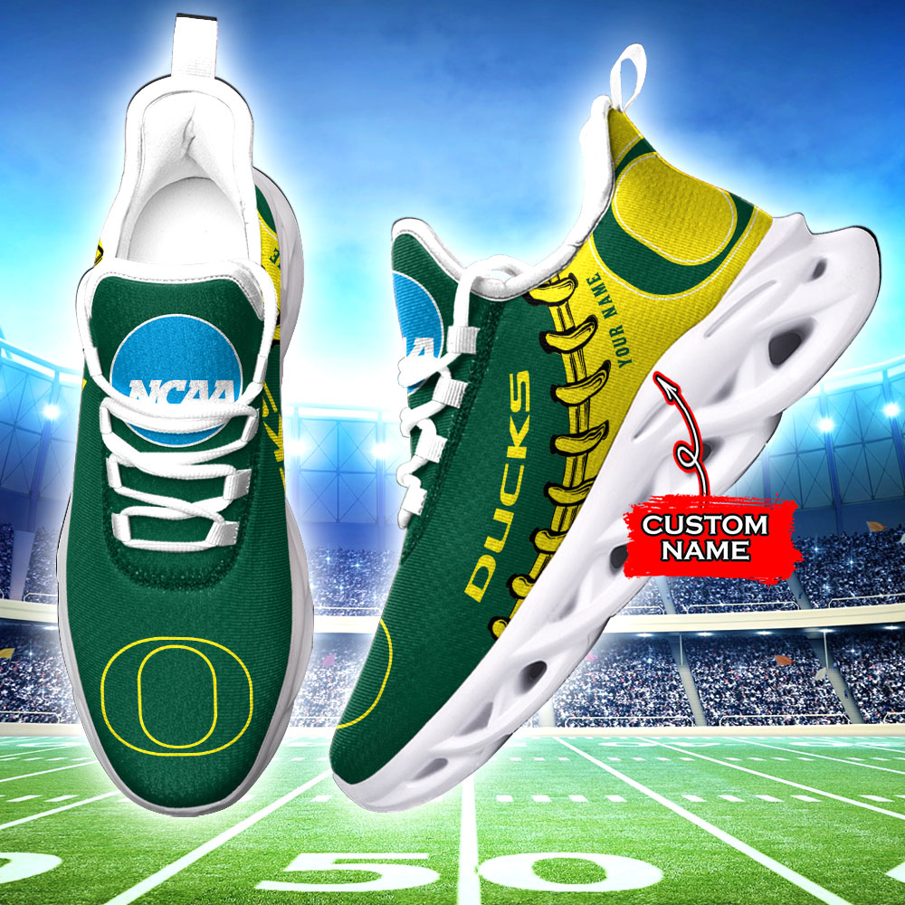 Oregon Ducks NCAA Max Soul Shoes Sneakers For Men And Women