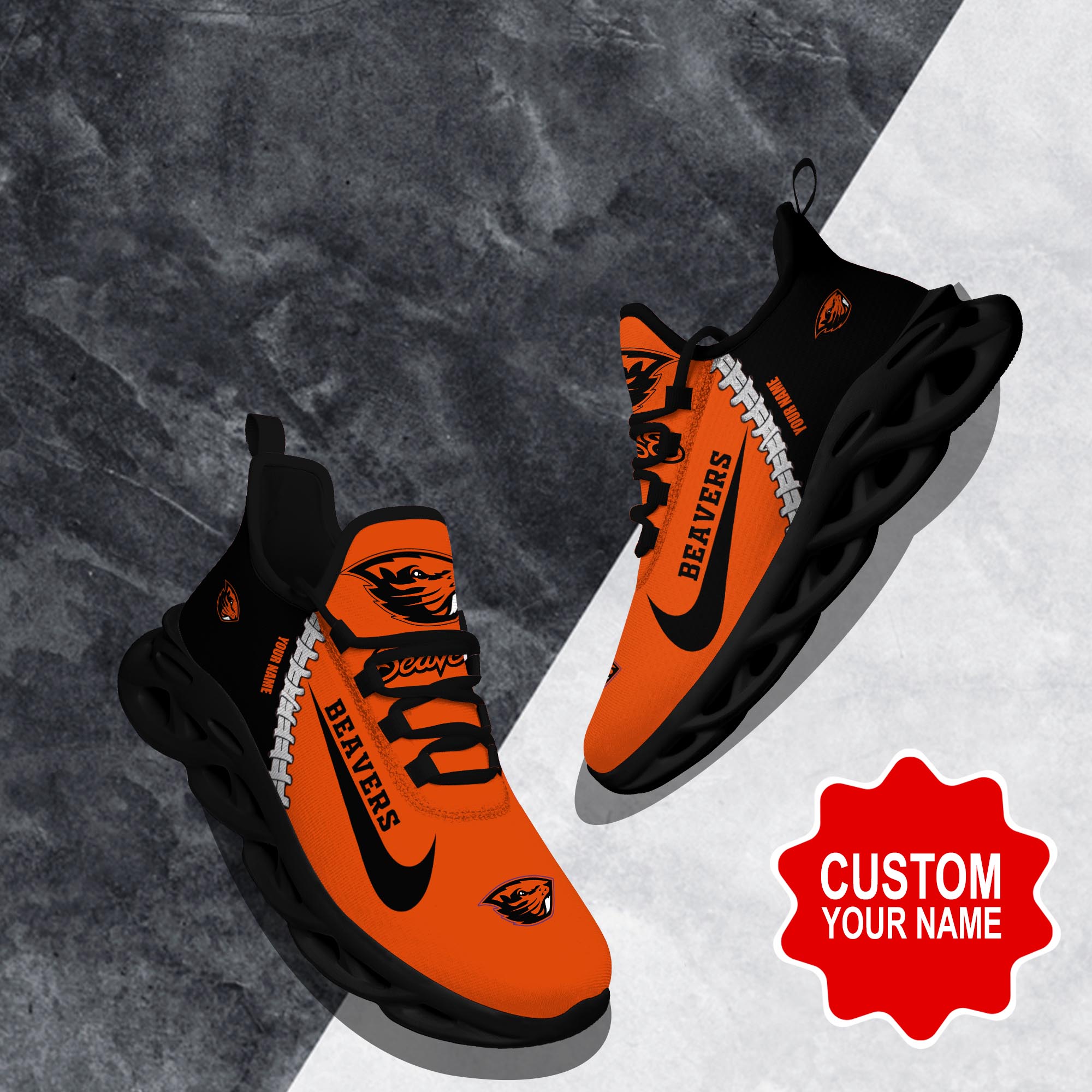 Oregon State Beavers Max Soul Shoes Sneakers For Men And Women