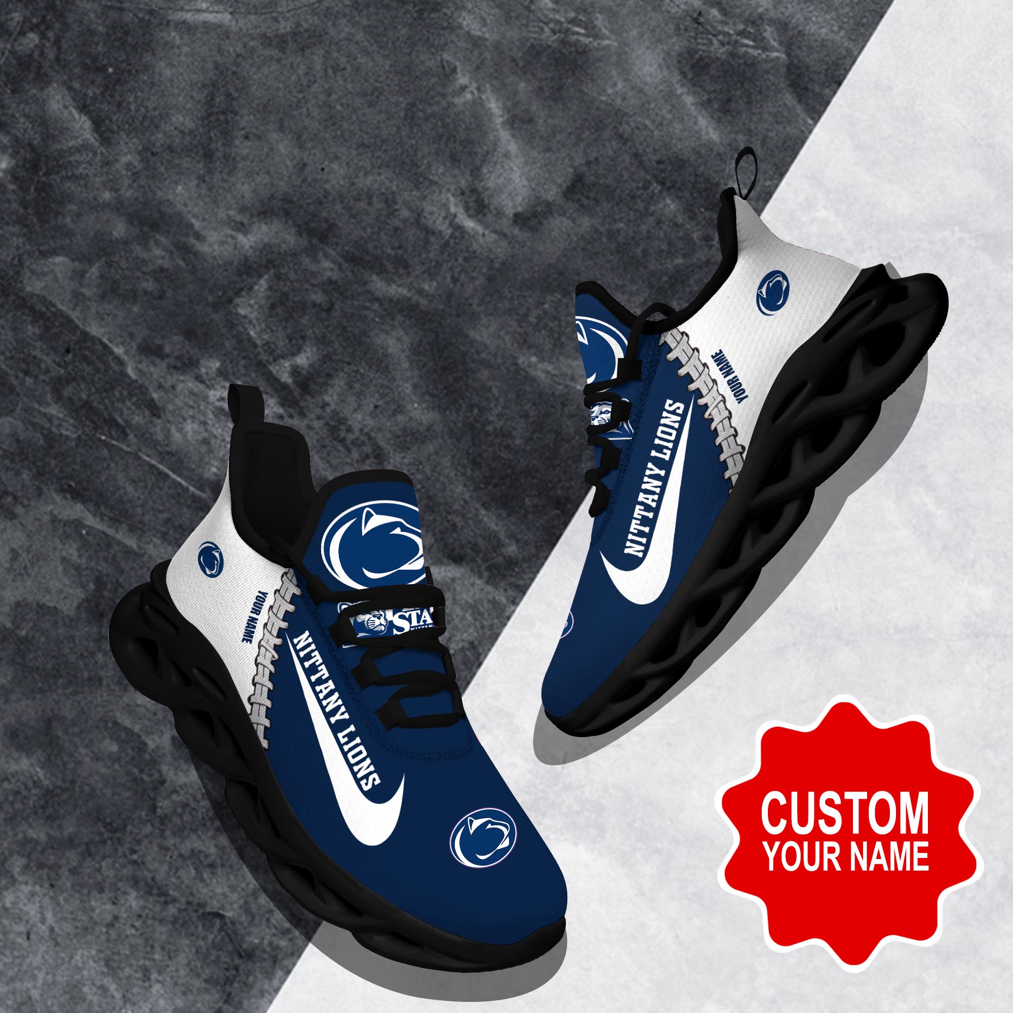 Penn State Nittany Lions Max Soul Shoes Sneakers For Men And Women