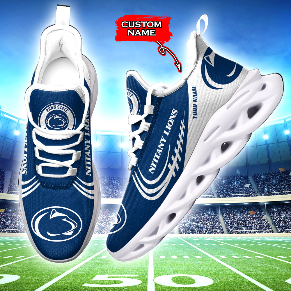 Penn State Nittany Lions NCAA Max Soul Shoes Sneakers For Men And Women