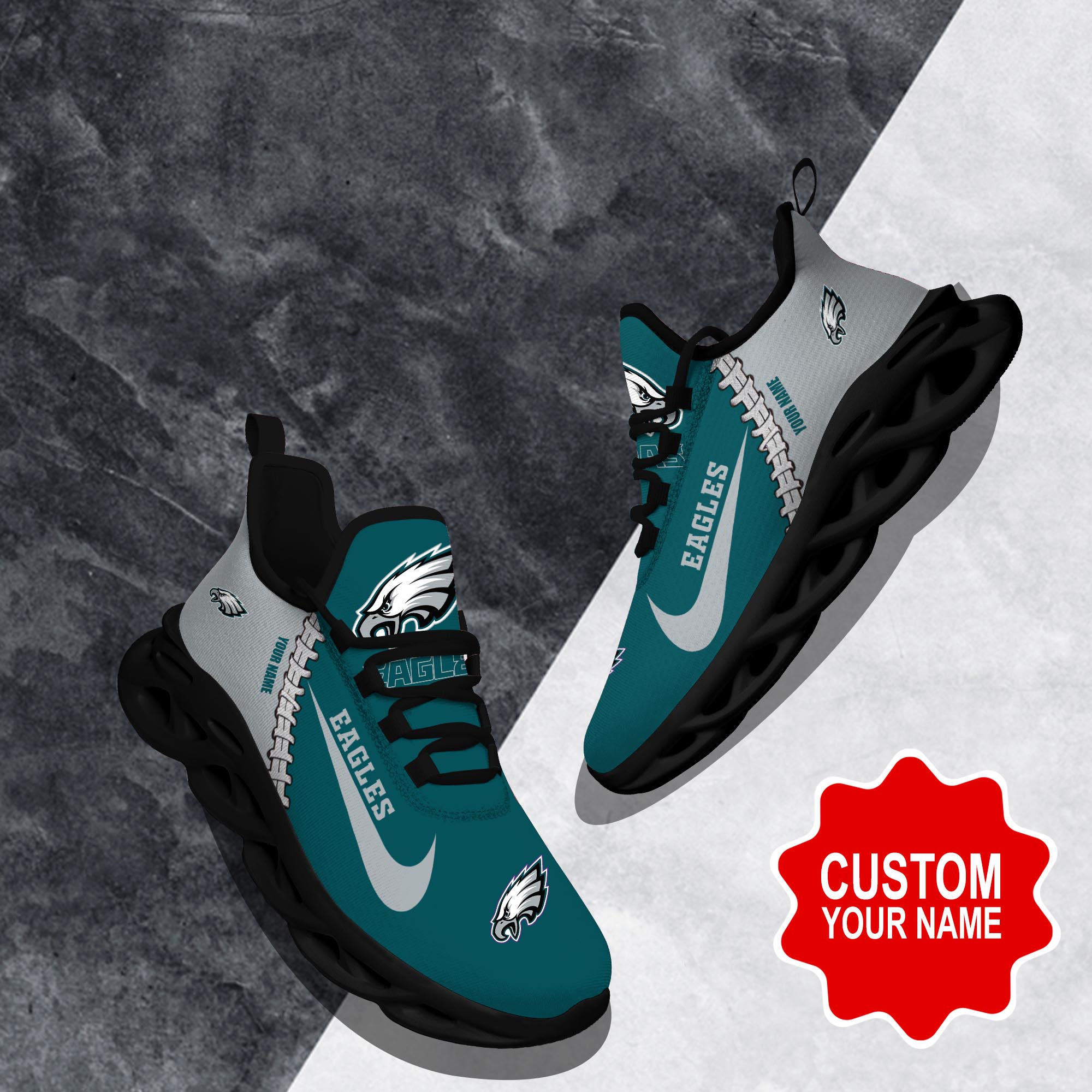 Philadelphia Eagles Max Soul Shoes Sneakers For Men And Women