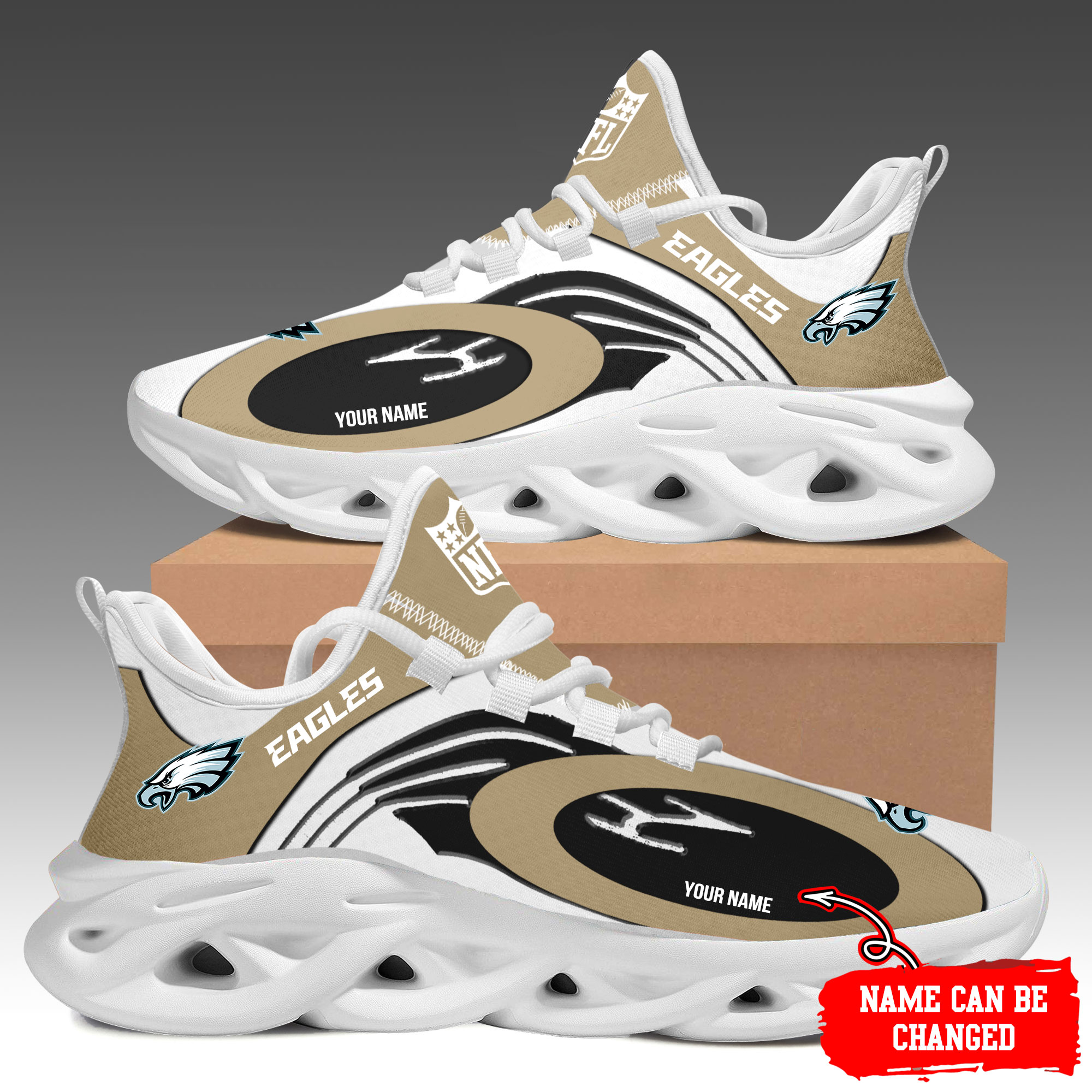 Philadelphia Eagles Max Soul Shoes Sneakers For Men And Women