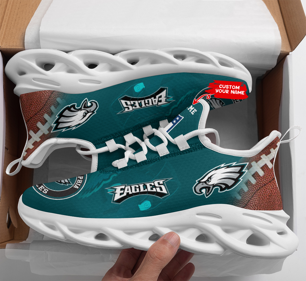 Philadelphia Eagles NFL Max Soul Shoes Sneakers For Men And Women