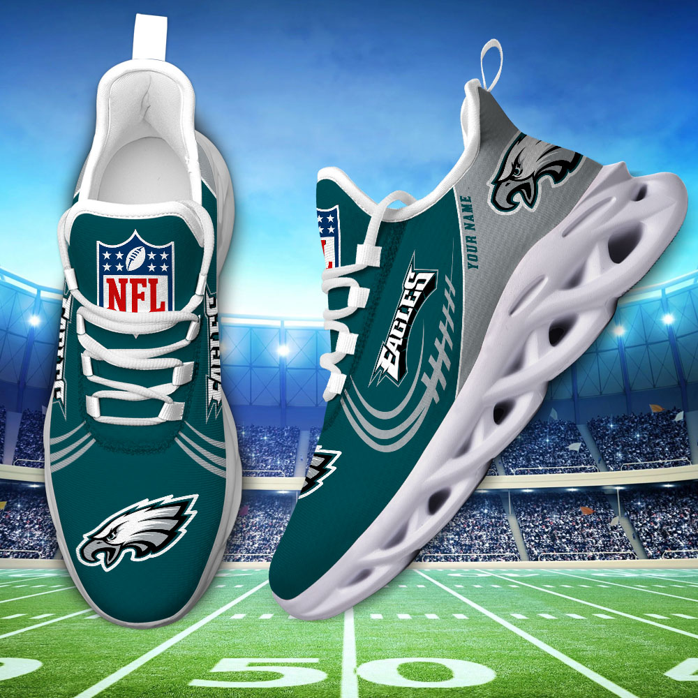 Philadelphia Eagles NFL Max Soul Shoes Sneakers For Men And Women