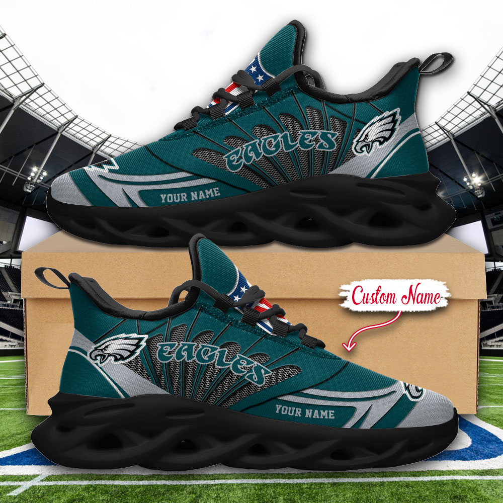 Philadelphia Eagles NFL Max Soul Shoes Sneakers For Men And Women