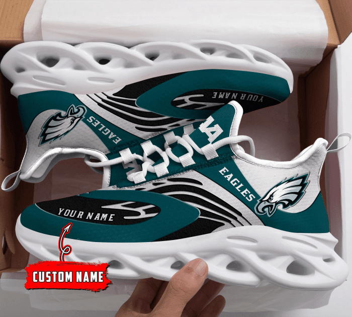 Philadelphia Eagles NFL Max Soul Shoes Sneakers For Men And Women